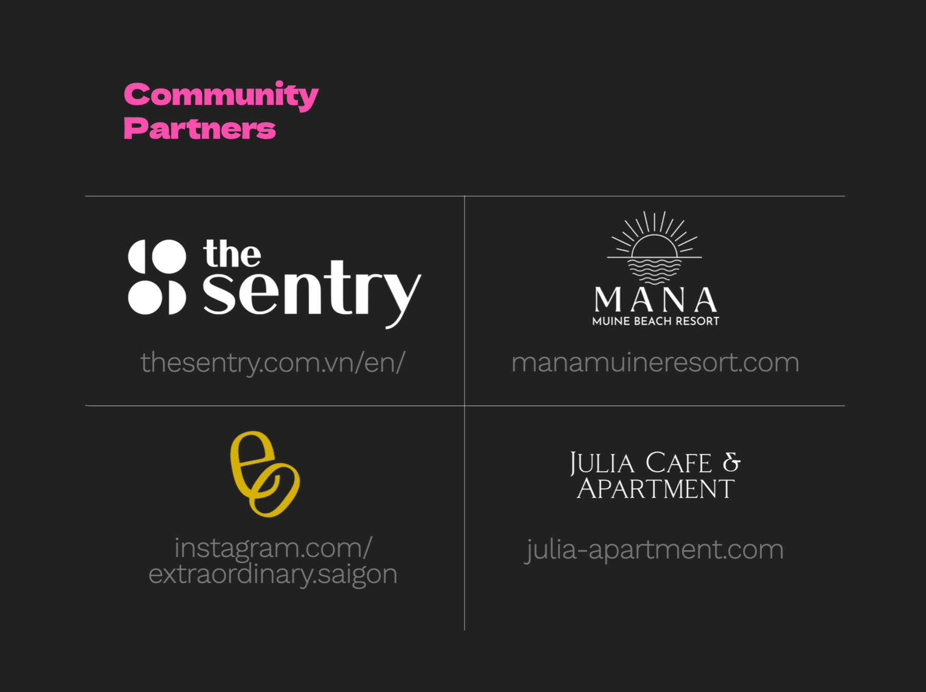 FPC Saigon Community Partners FPC Saigon Community Partners